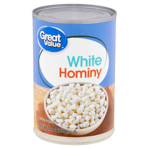 Great Value White Hominy 15.5oz/439g