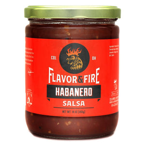Flavor & Fire Salsa Habanero 16oz/453g