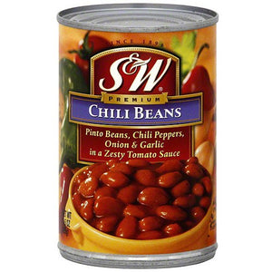 S&W Premium Chili Beans 15.5oz