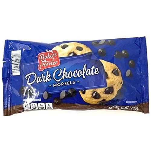 Bakers Corner Morsels Dark Chocolate 10oz/283g