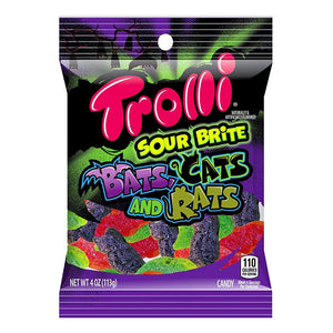Trolli Sour Brite Cats & Rats 4oz/113g