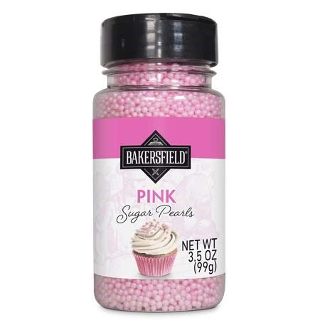 Bakersfield Pink Sugar Pearls 3.5oz/99g