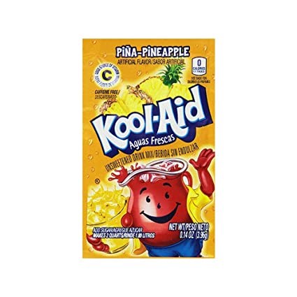 Kool Aid Drink Mix Pina Pineapple 0.14oz/3.96g