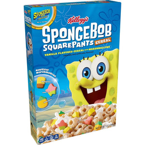 Kelloggs Sponge Bob Vanilla with Marshmallow Cereal 8.7oz/246g