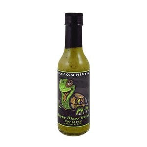 Angry Goat Hippy Dippy Green Hot Sauce  5floz/148ml
