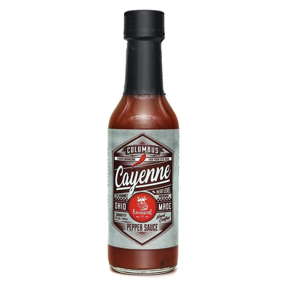 Flavor & Fire Columbus Cayenne Pepper Sauce 5floz/148g