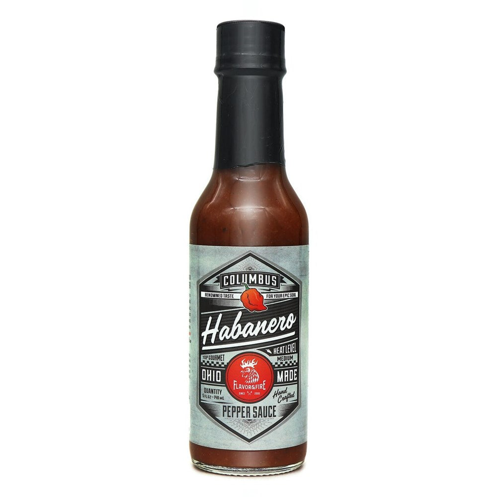 Flavor & Fire Columbus Habanero Pepper Sauce 5floz/148g