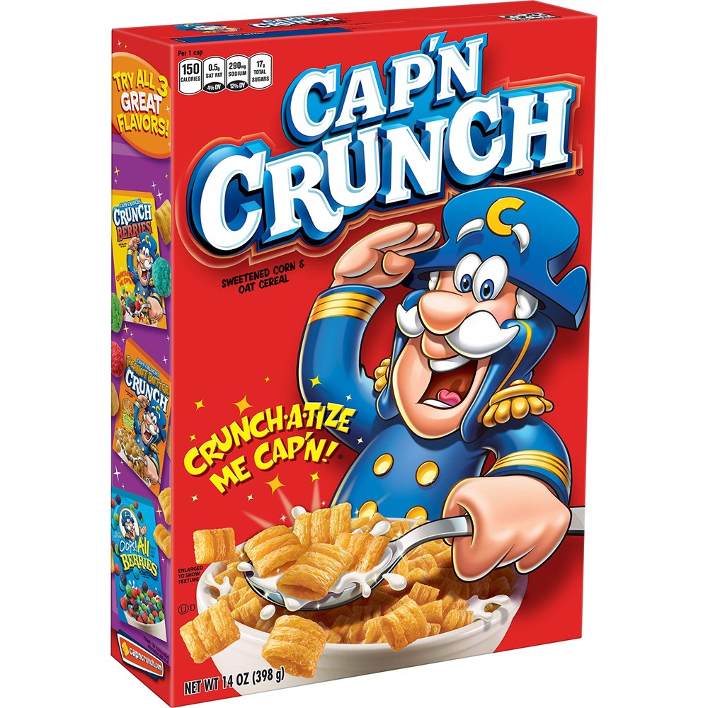 Quaker Capn Crunch 14oz/398g