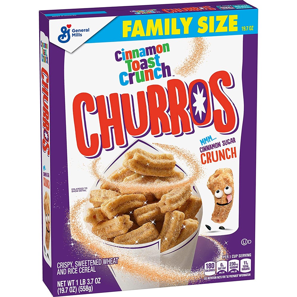 GM Cinnamon Toast Crunch Churros Cereal 19.7oz/558g