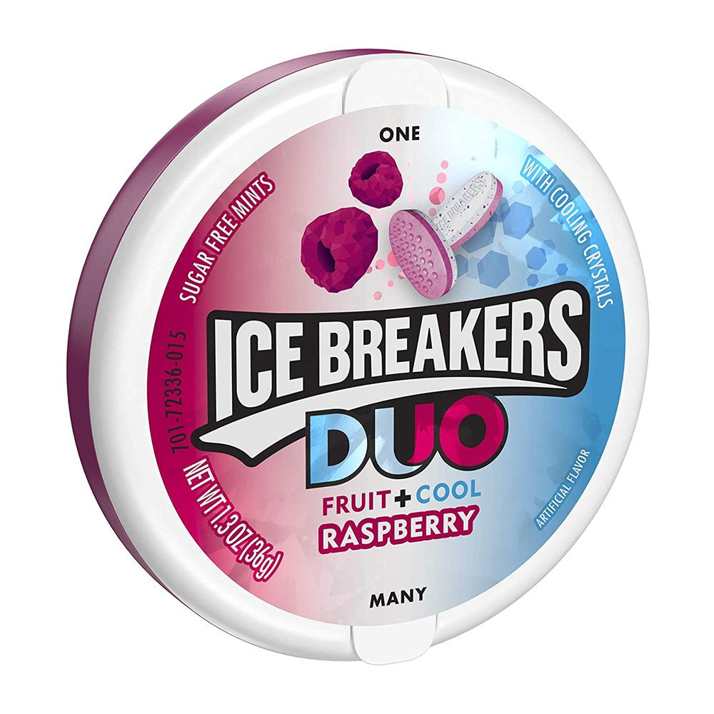 Ice Breakers SF Mints Duo Fruit & Cool Raspberry 1.3oz/36g