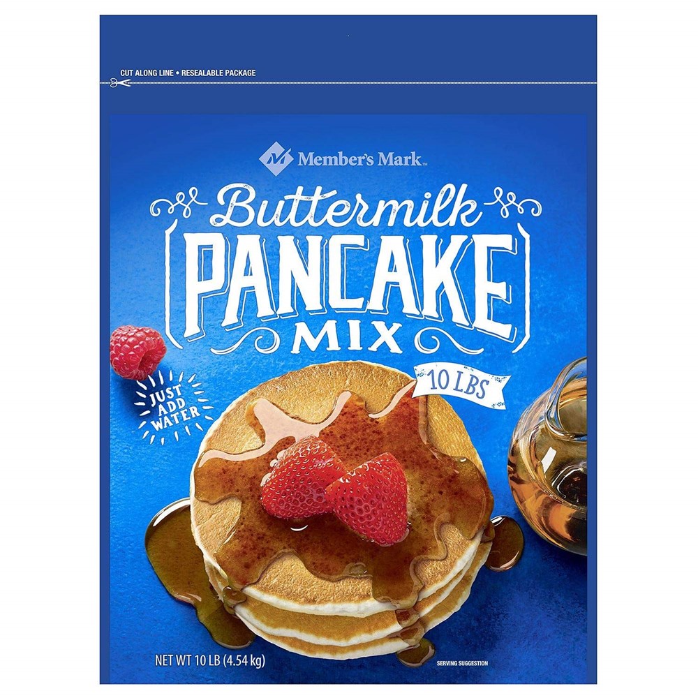 Members Mark Buttermilk Pancake Mix 10lb/4.54kg