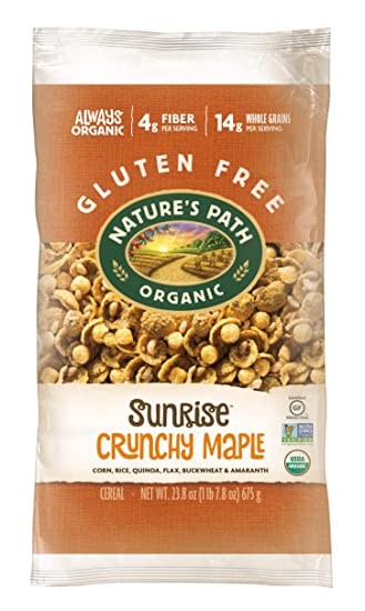Natures Path Organic Sunrise Crunchy Maple 23.8oz/675g