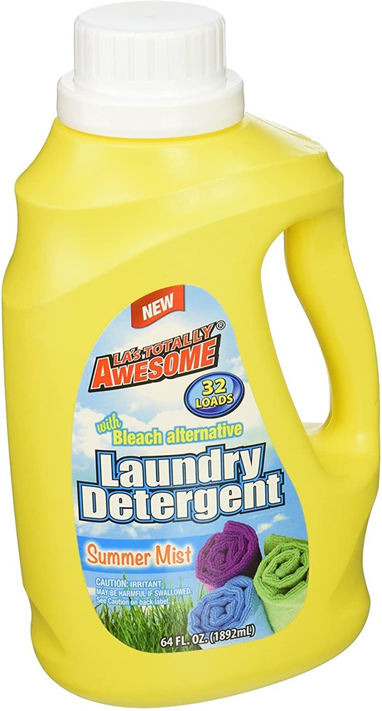 LAs Totally Awesome Laundry Detergent With Bleach Alternative 64floz/1892ml