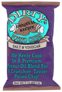 Dirty Potato Chips Salt & Vinegar 2oz/57g