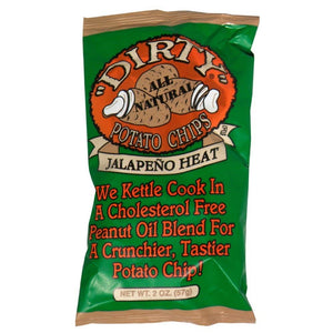 Dirty Potato Chips Jalapeno Heat 2oz/57g