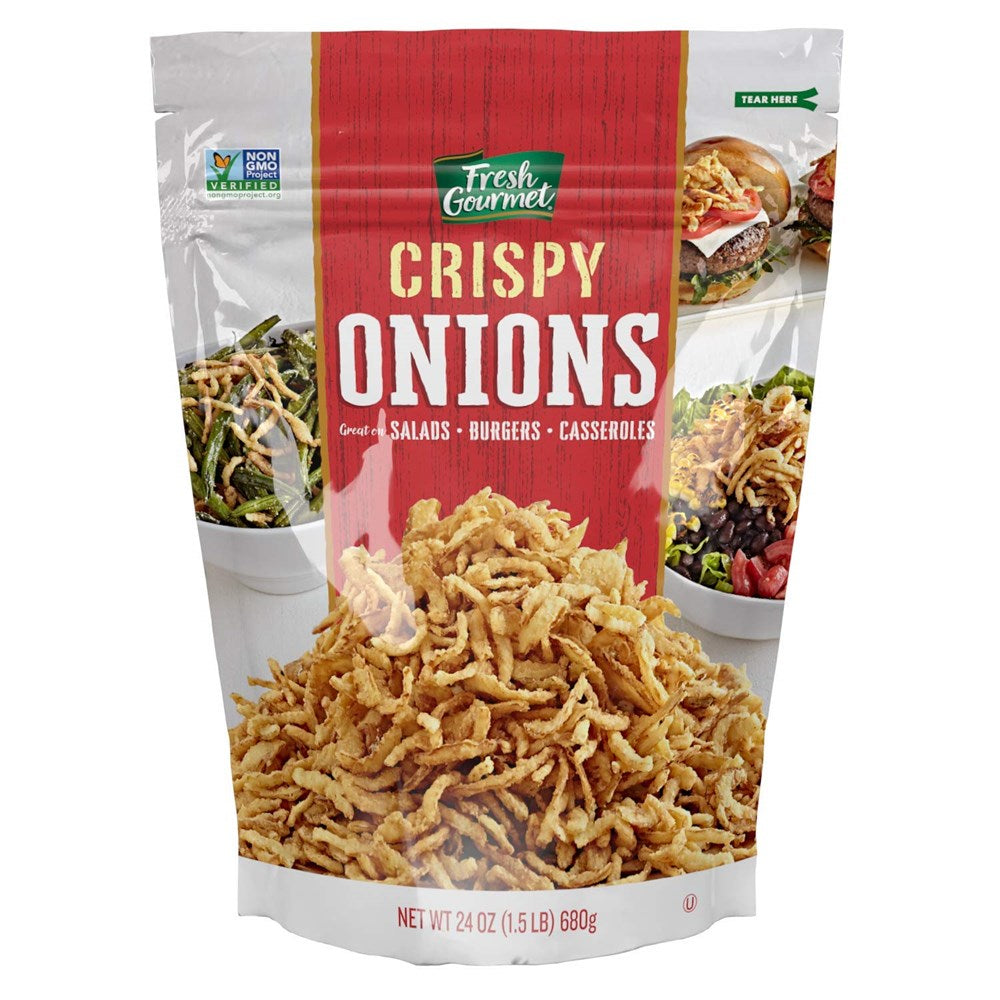 Fresh Gourmet Crispy Onions 24oz/680g