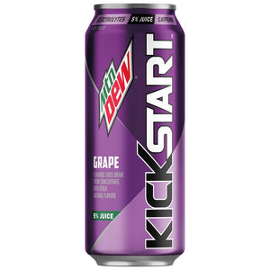 Mountain Dew Kickstart Midnight Grape 16floz/473ml