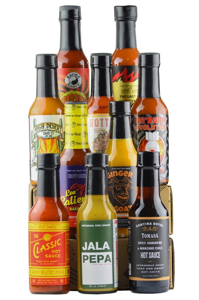 Hot Ones Season 16 Gift Pack 10bottles 10x5floz/148ml