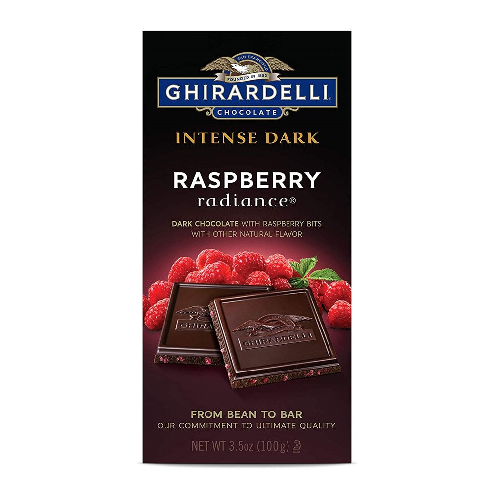 Ghirardelli Intense Dark Chocolate Raspberry Radiance 3.5oz/100g