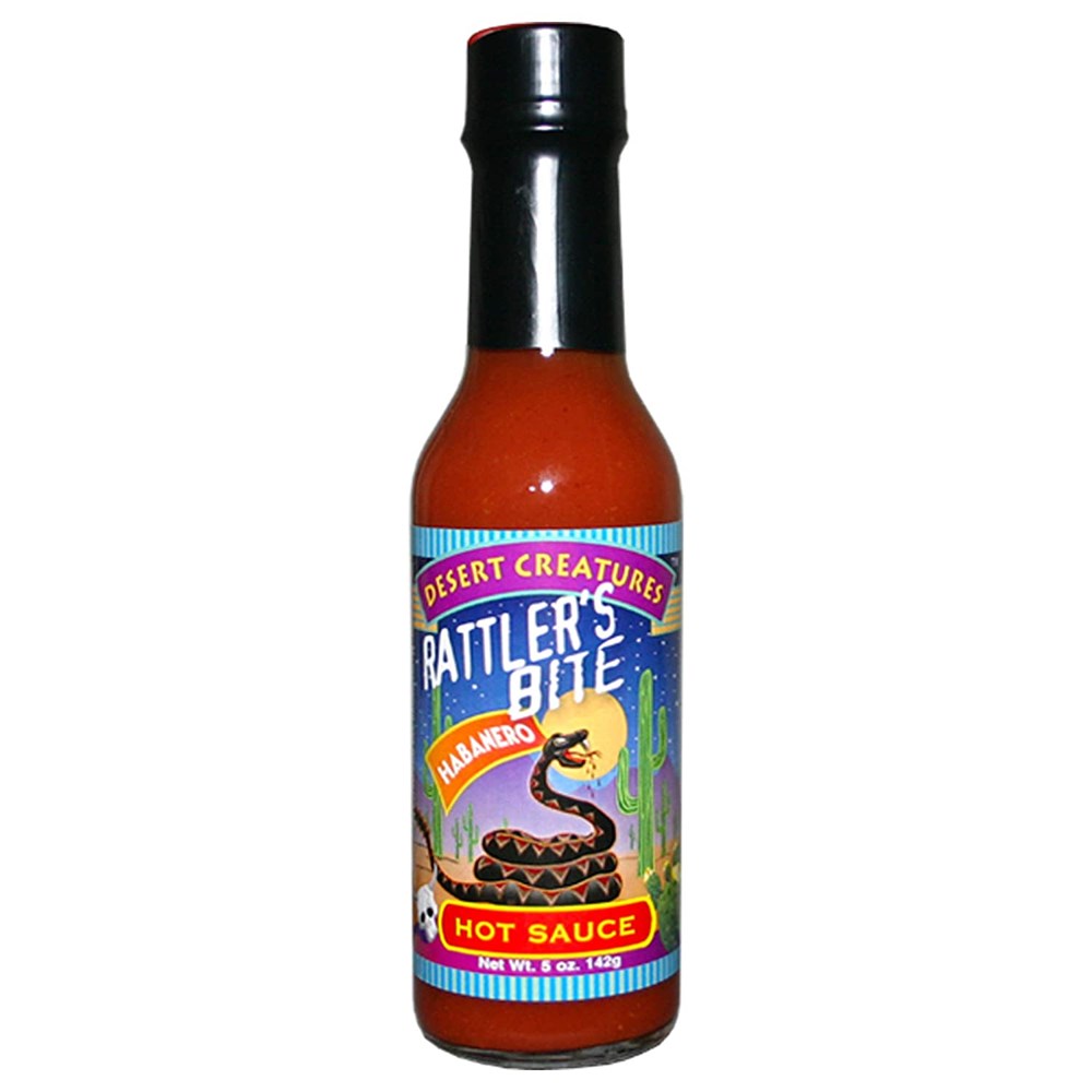 Ass Kickin Desert Creatures Rattlers Bite Habanero Hot Sauce 5oz/142g