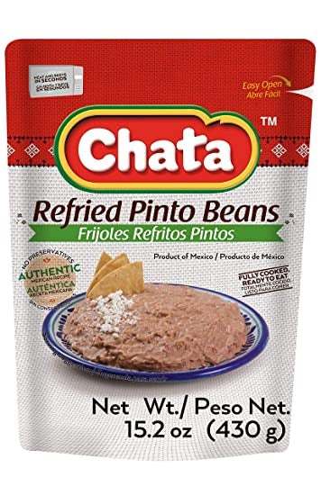 Chata Refried  Pinto Beans 15.2oz/430g
