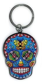 Yujean Sunny Buick Candy Sugar Skull key ring chain