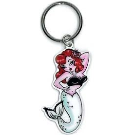 Yujean Fluff Molly Mermaid key ring chain