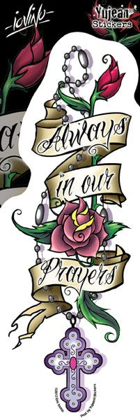 Yujean Always In Our Prayers Sticker