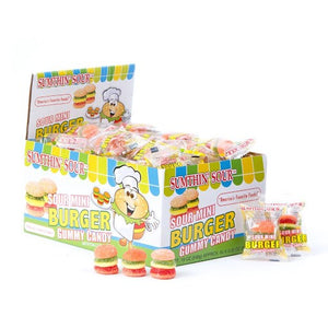Sumthin Sweet Mini Burger Sour Gummy Candy 0.32oz/9g