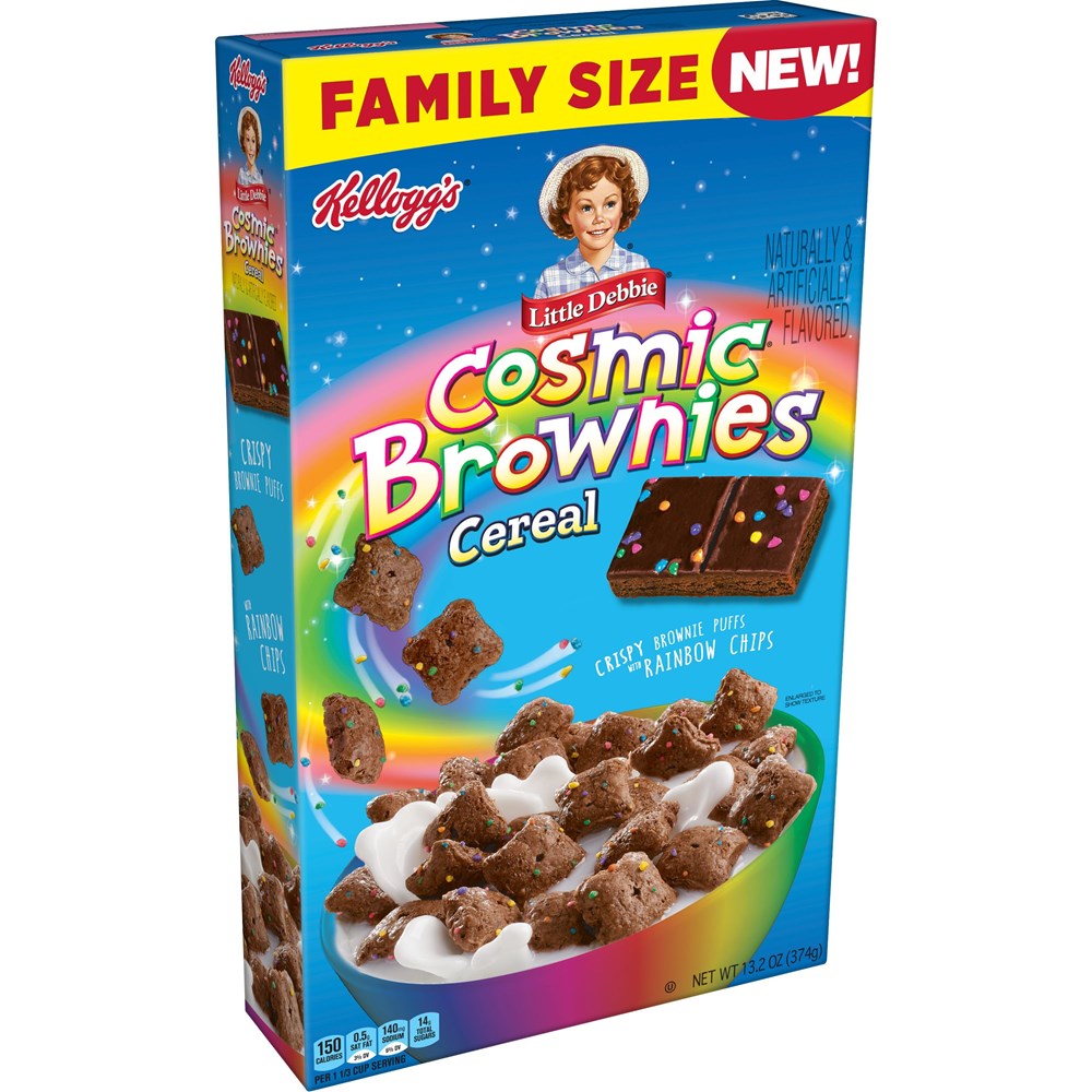 Kelloggs Little Debbie  Cosmic Brownies Cereal 13.2oz