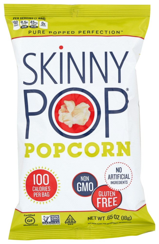 Skinny Pop Popcorn .65oz/18.4g