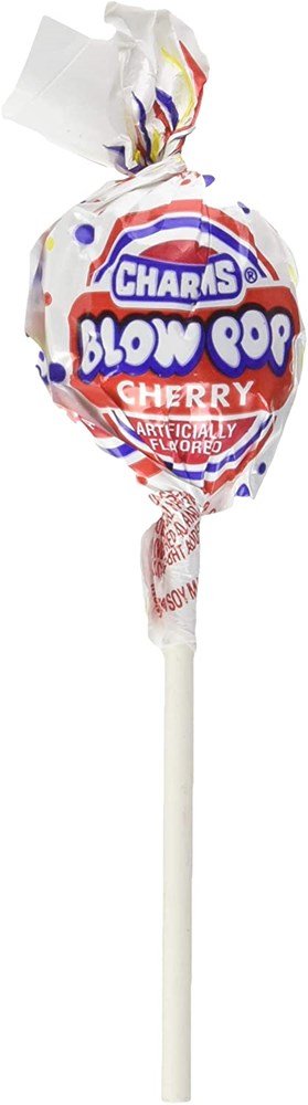 Blow Pops Cherry Original Bubble Gum 0.65oz/18.4g