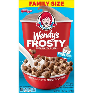 Kelloggs Wendys Frosty Chocolatey Cereal 13.2oz/374g