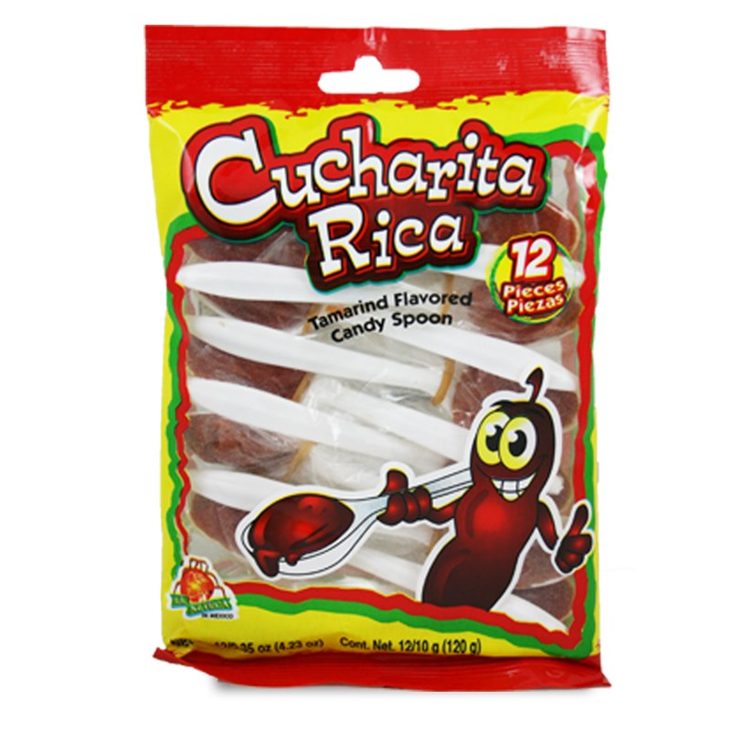 Cucharita Rica Candy Tamarindo Spoon 12count