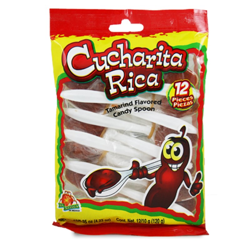 Cucharita Rica Candy Tamarindo Spoon 12count