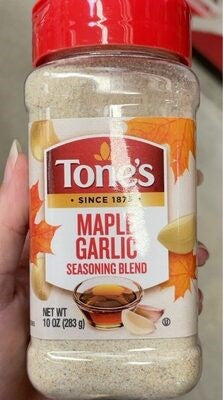 Tones Maple Garlic Seasoning Blend 10oz/283g