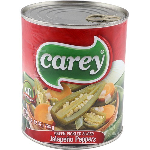 Carey Pickled Sliced Jalapenos 28oz/794g