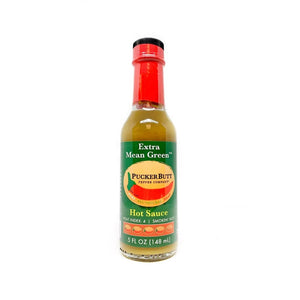 Puckerbutt Extra Mean Green Hot Sauce Hot Ones Season 17 5floz/148ml