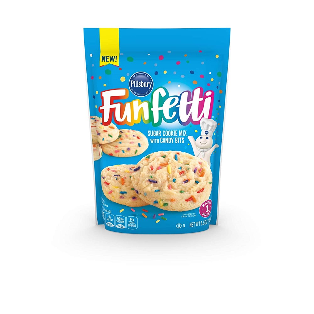 Pillsbury Funfetti Sugar Cookie Mix 6.5oz/184g (Best Before 15 May 2024)