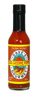 Daves Gourmet Hot Sauce Cool Cayene 5floz/148ml