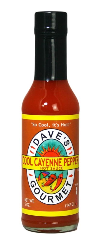 Daves Gourmet Hot Sauce Cool Cayene 5floz/148ml