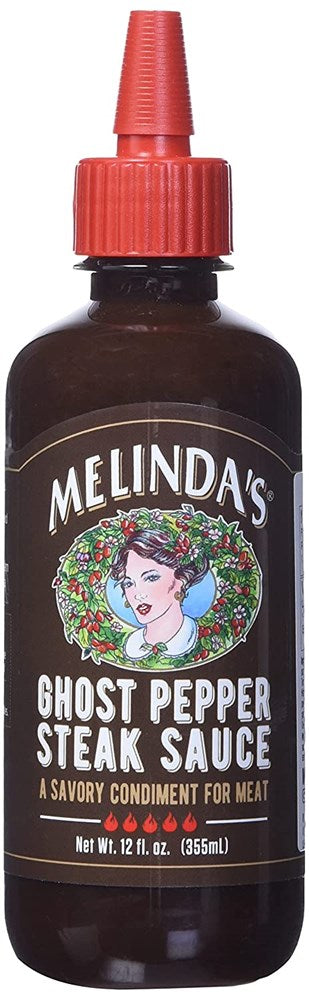 Melindas Ghost Pepper Steak Sauce 12floz/355ml