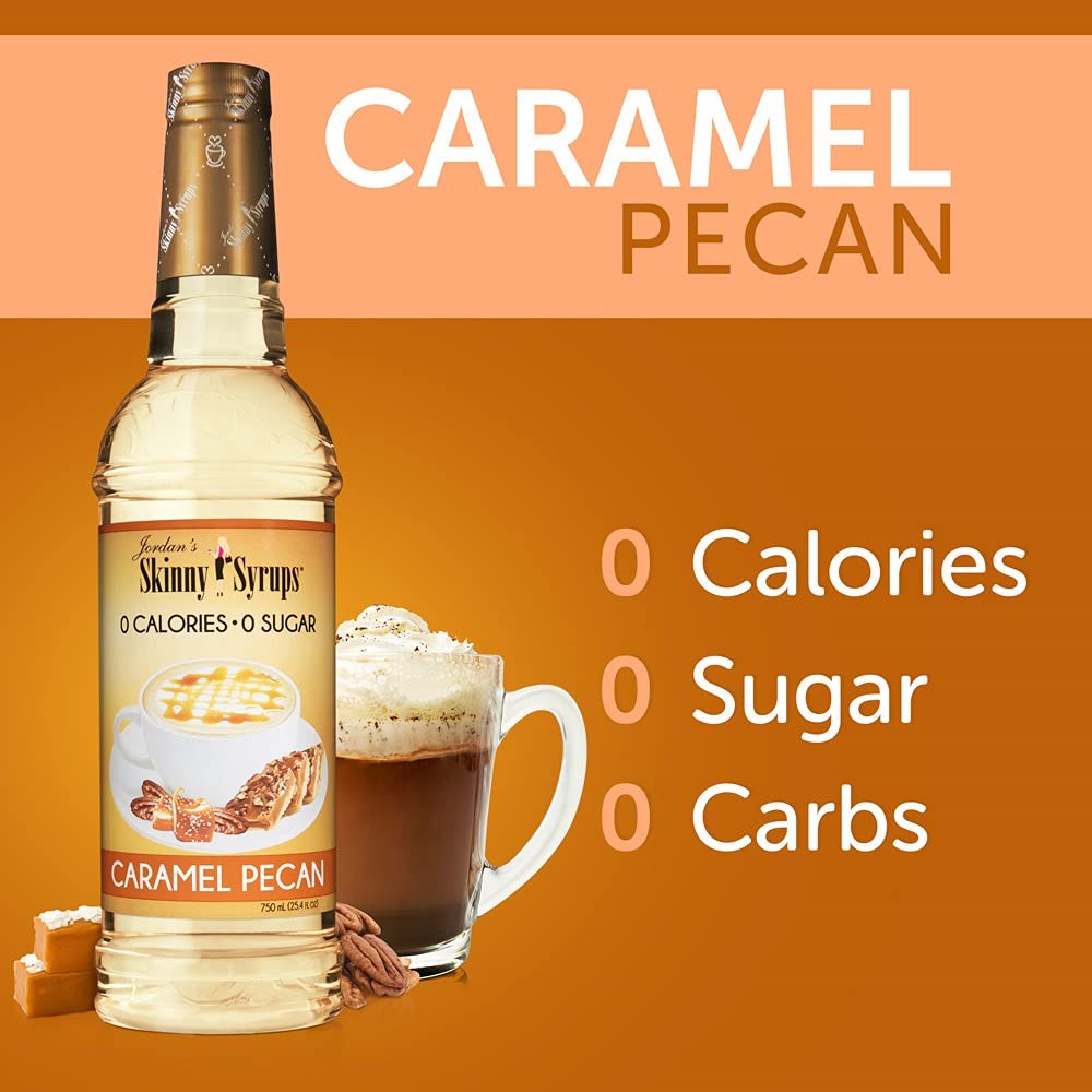 Jordans Skinny Syrups Caramel Pecan 25.4floz/750ml