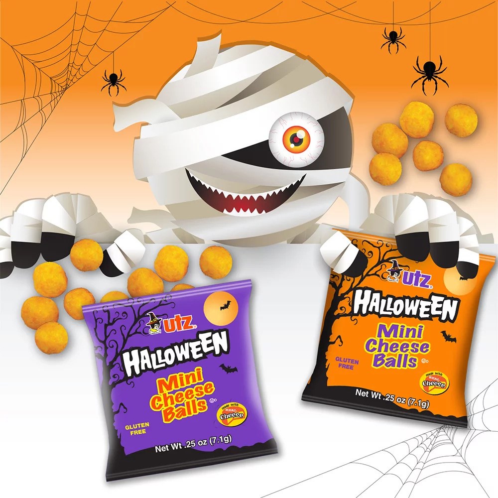 Utz Halloween Mini Cheddar Cheeseballs 0.25oz/7.1g