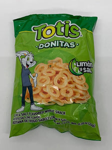 Totis Donitas Limon y Sal 0.78oz/22g