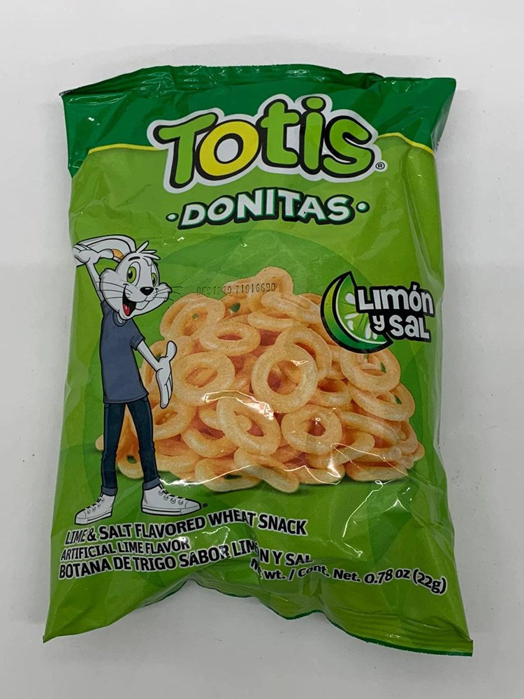Totis Donitas Limon y Sal 0.78oz/22g