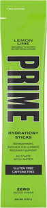 Prime Hydration+ Electrolyte Powder Mix Sticks Lemon Lime 9.63g
