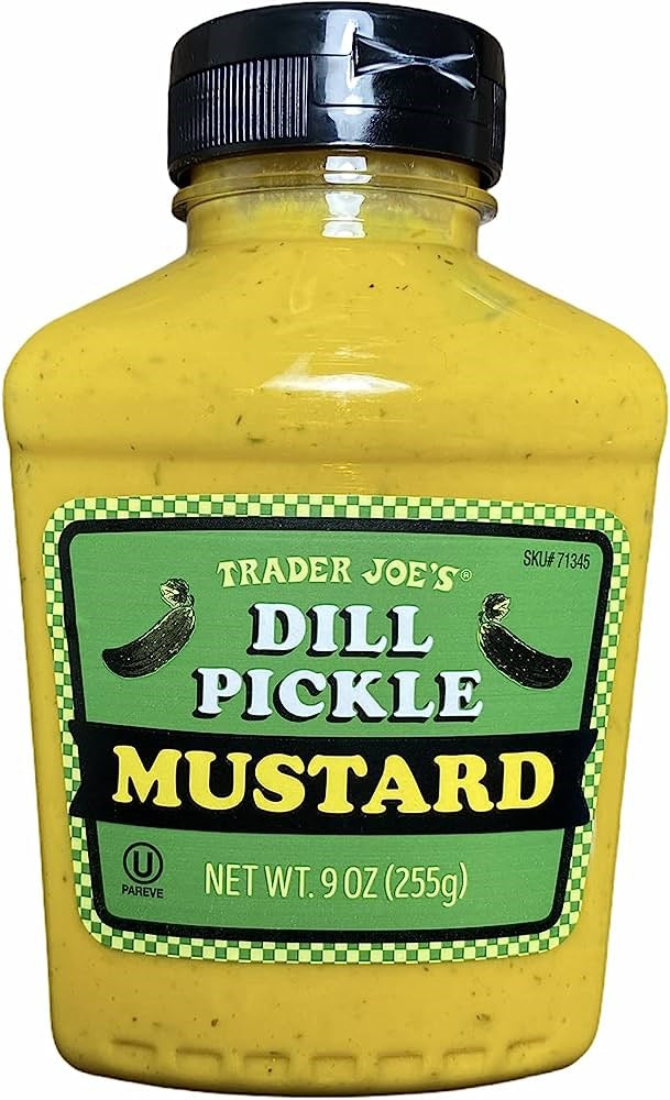 Trader Joes Dill Pickle Mustard 9oz/255g