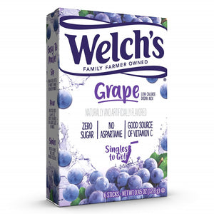 Welchs Singles to Go Grape drink mix 0.45oz/12.8g