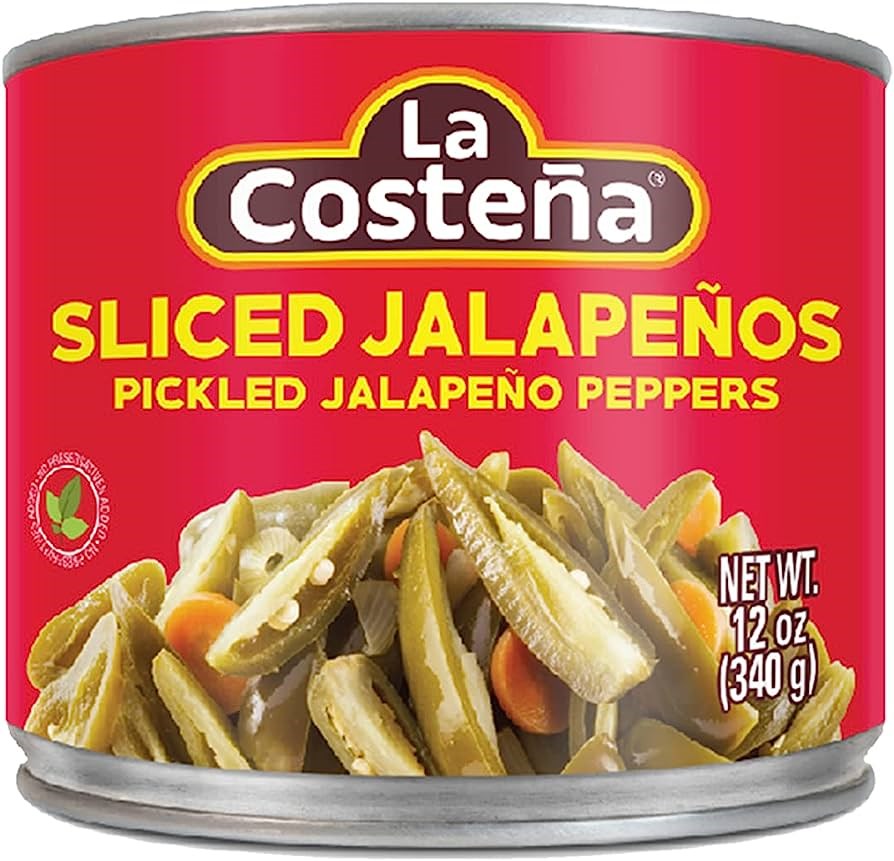 La Costena Pickled Jalapeno Peppers Sliced 12oz/340g